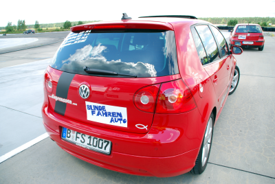 Blinde fahren Auto GroßDölln 004